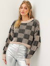 TERRY Checkered Sweater