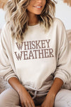 WHISKEY WEATHER - Graphic Brushed Sweatshirt