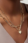 TESSA - Heart Charm Necklace