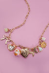 LAURA - Heart Locket Cham Necklace