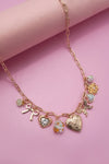 LAURA - Heart Locket Cham Necklace