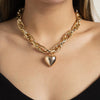TAYLOR - Heart Statement Necklace