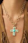 REBA - Cross Pendant Necklace
