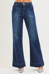 CARSEN - RISEN DENIM | Hi Rise Wide Leg Jeans w/Slant Pockets