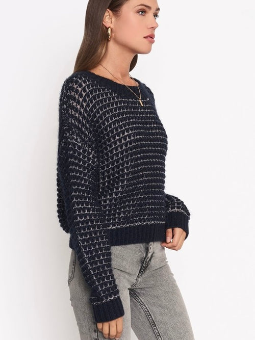 LEA Waffle Knit Sweater