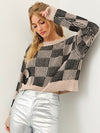 TERRY Checkered Sweater