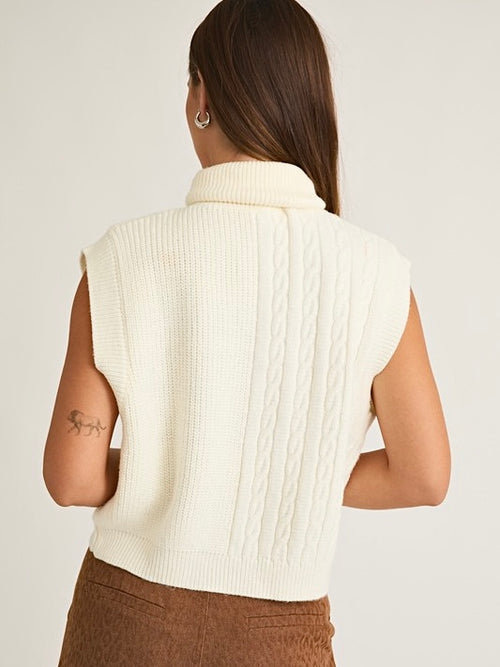 JOY Turtleneck Sweater Vest