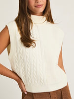 JOY Turtleneck Sweater Vest