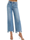 RUBY Crop Wide Step Hem Jeans