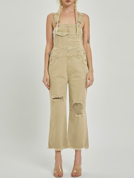 LYLA Distressed Overalls