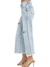 LULU Crop Wide Leg Jeans