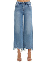 RUBY Crop Wide Step Hem Jeans