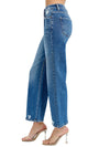 LENA High Rise Crop Wide Jeans