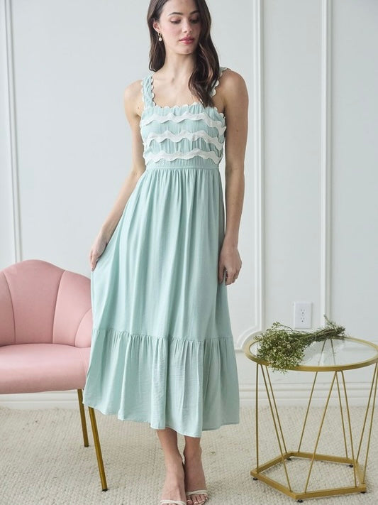 SAGE Midi Dress