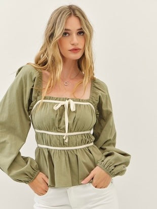 BAILEY Babydoll Blouse