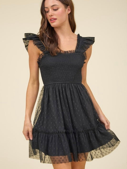 PERRI Polka Dot Dress