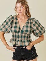 GIGI Gingham Top