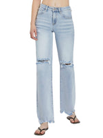 LIL High Rise Wide Leg Jeans