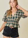 GIGI Gingham Top