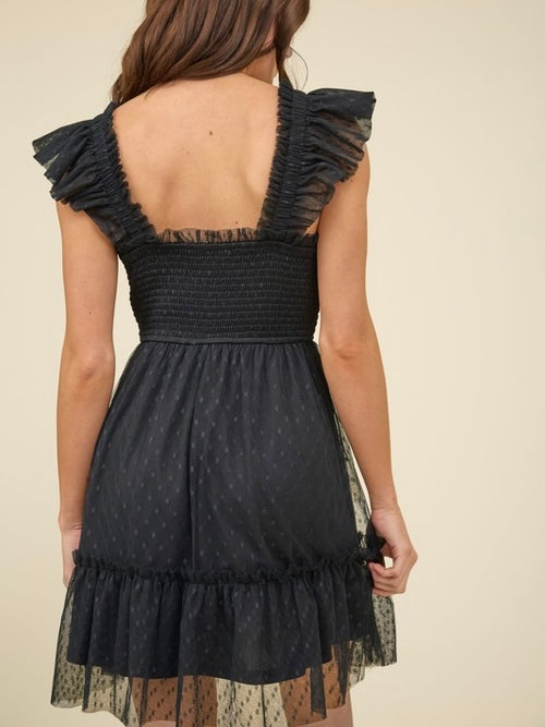 PERRI Polka Dot Dress