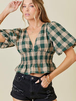 GIGI Gingham Top