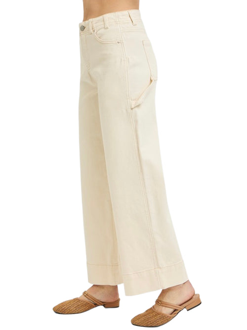 COY -RISEN |Crop Wide Leg Jeans