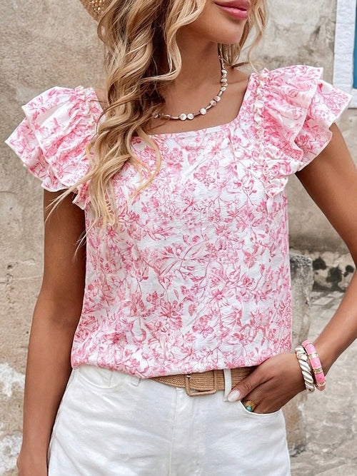 FRAN Bow Detail Blouse (pink)