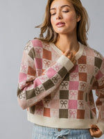 MARI Bow Knit Sweater