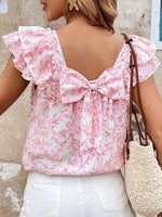 FRAN Bow Detail Blouse (pink)