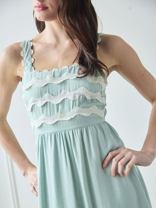SAGE Midi Dress