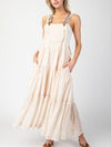 LACIE Tiered Overall Maxi Dress