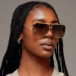 BELLA Coffee Topfoxx Sunglasses (TANGLE FREE)