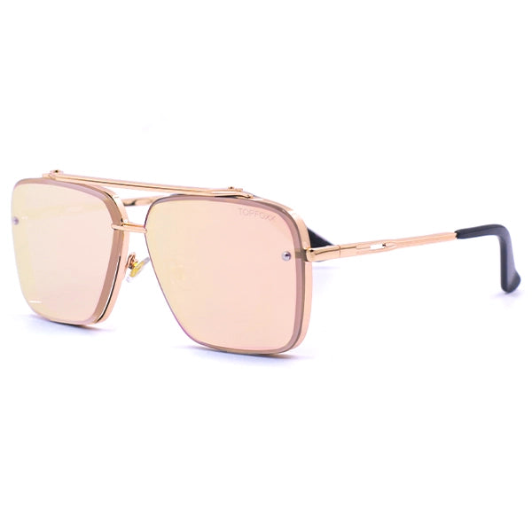 BELLA Rose Gold Topfoxx Sunglasses