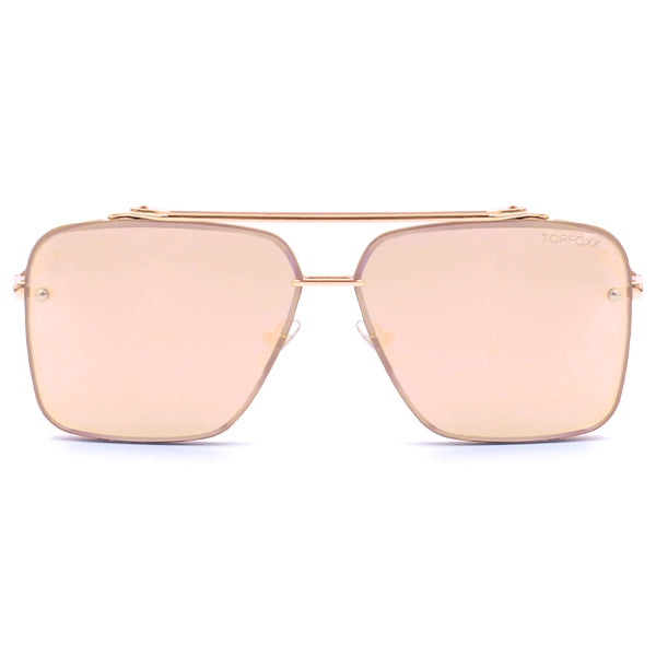 BELLA Rose Gold Topfoxx Sunglasses