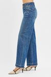 MEG - RISEN DENIM | Mid Rise Wide Leg Jeans