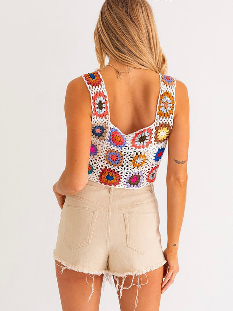 LUCIE Crochet Tank Top