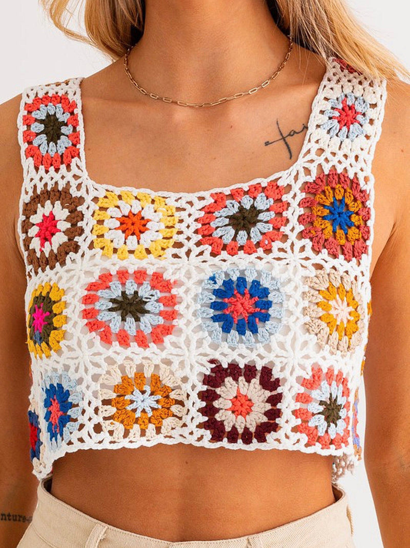 LUCIE Crochet Tank Top – Red Feather Boutique