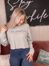 LA Cropped Sweater