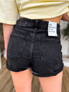 KARA Black Denim Shorts