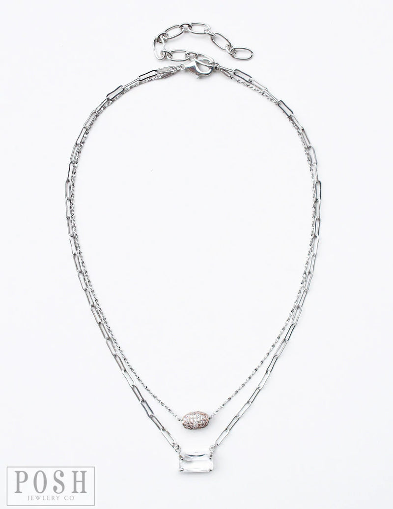 POSH 2-strand charm necklace