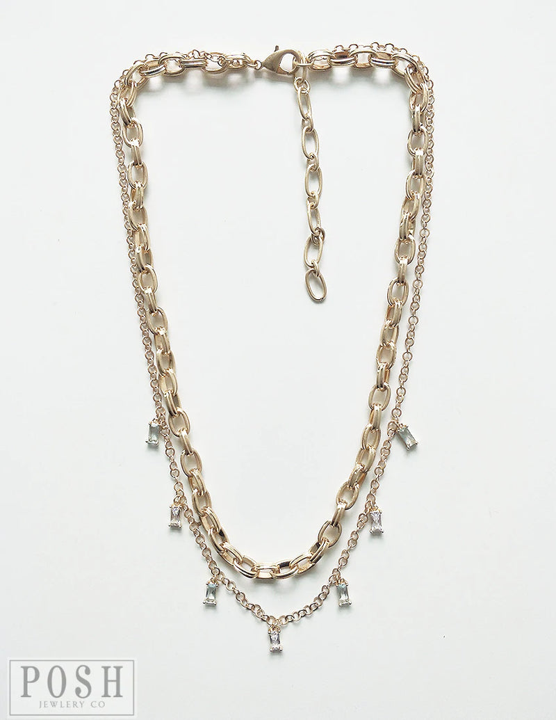 POSH Double Chain Necklace